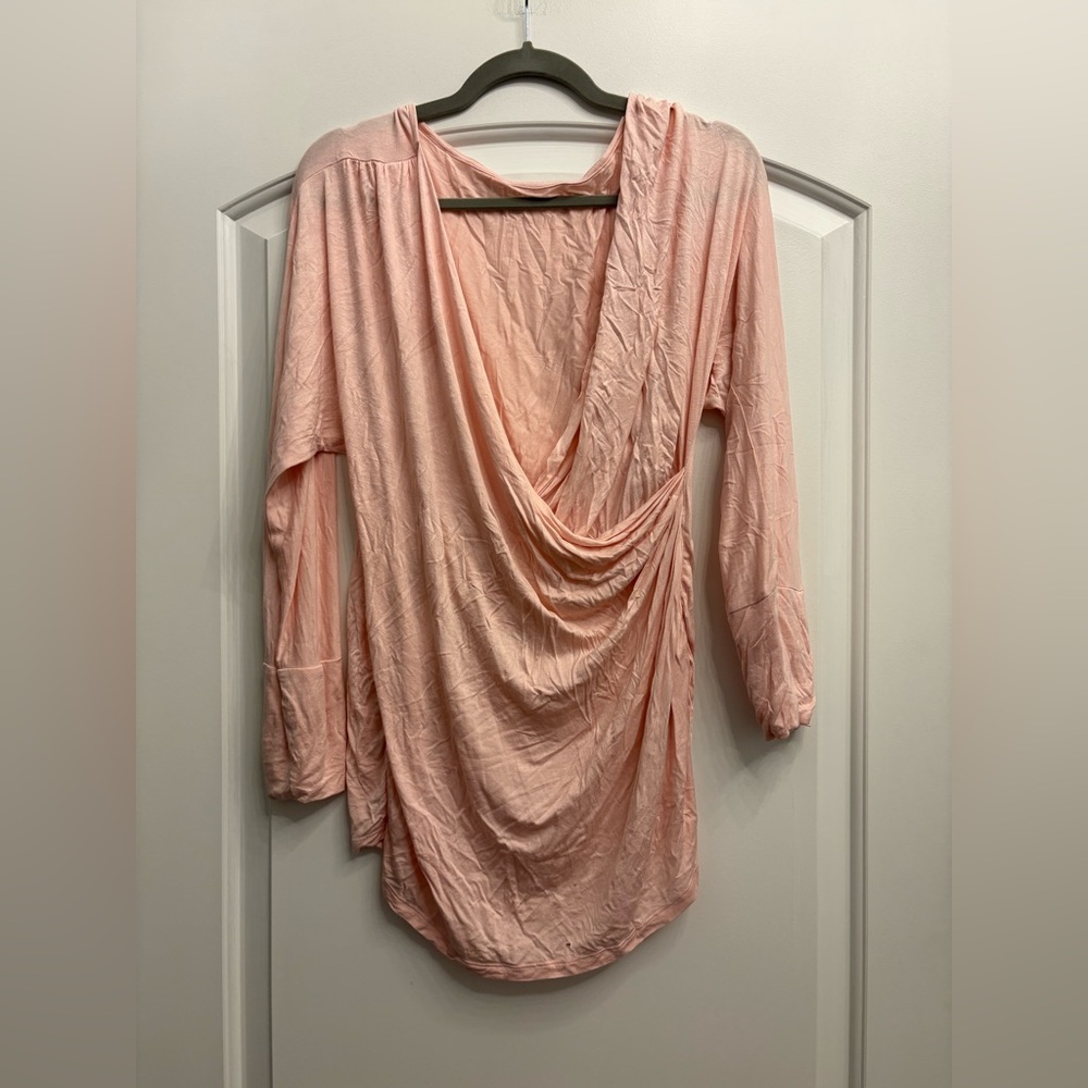 Motherhood Maternity Soft Pink Drape Tunic